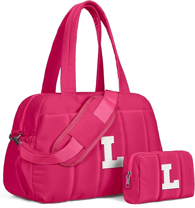 Dance Bag, Kid Weekender Bags，Girl Overnight Bag with Wet Pocket，Sweet 16 Gifts for Girls-Lightweight Travel Tote Personalized Cheer Bags with Makeup Pouch