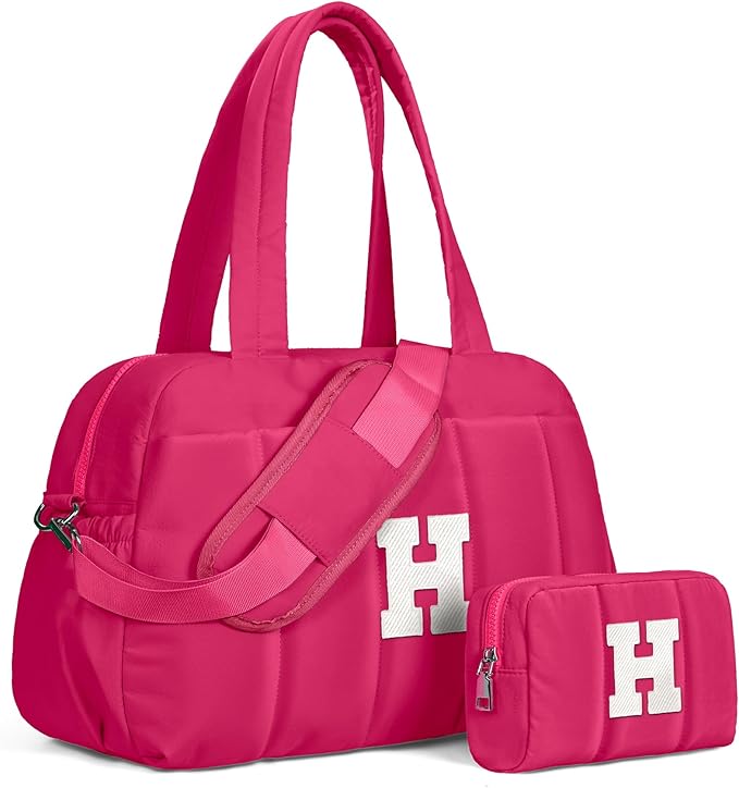 Dance Bag, Kid Weekender Bags，Teen Girl Gifts-Overnight Bag with Wet Pocket，Lightweight Travel Tote Personalized Cheer Bags with Makeup Pouch