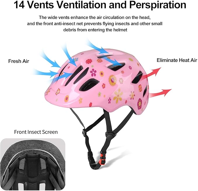 GLAF Baby Bike Helmet Toddler Helmets for 1 Year Old and up Infant Girls Boys Multi Sport Adjustable for Scooter Bicycle Kids Youth Child Skateboard Safety Cycling