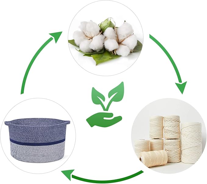 Extra Large Storage Basket - Soft Woven Organizer, 22" x 14"