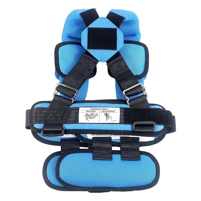 Small Blue, Lightweight, Compact, Portable Car Seat - Perfect for Travel and Everyday Child Safety (Pack of 6)