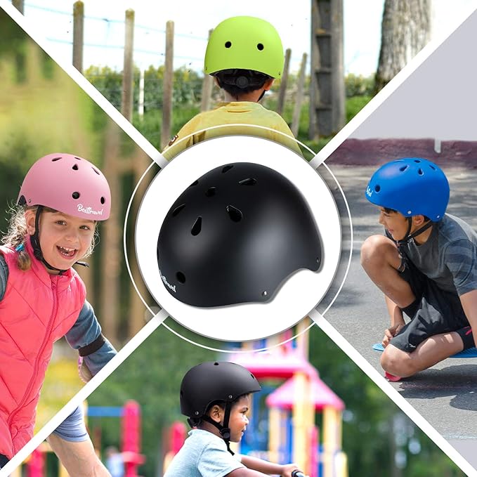 Kids Helmet, Toddler Adjustable Kids Ages 3-8 Years Old Boys Girls Multi-Sports Safety