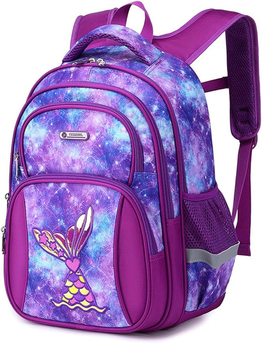 Cusangel Backpack for Girls Boys School Bookbags Kindergarten Elementary Lightweight Waterproof Multifunctional Large Capacity for Backpack (16 inch Fun Prints)