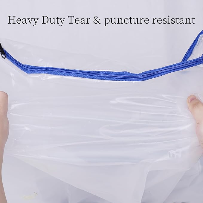 2 Pack Twin Mattress Bags for Moving and Storage-5 Mil Zipper Plastic Waterproof Mattress Storage Bags