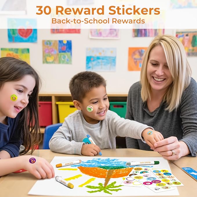 36 Color Twist Crayons for Toddlers 1-3 and Kids 4-8, Non-Toxic Washable Crayons 2-4, Ultra-Silky Easy-Grip Art Supplies, Ideal Coloring Gift for Boys and Girls