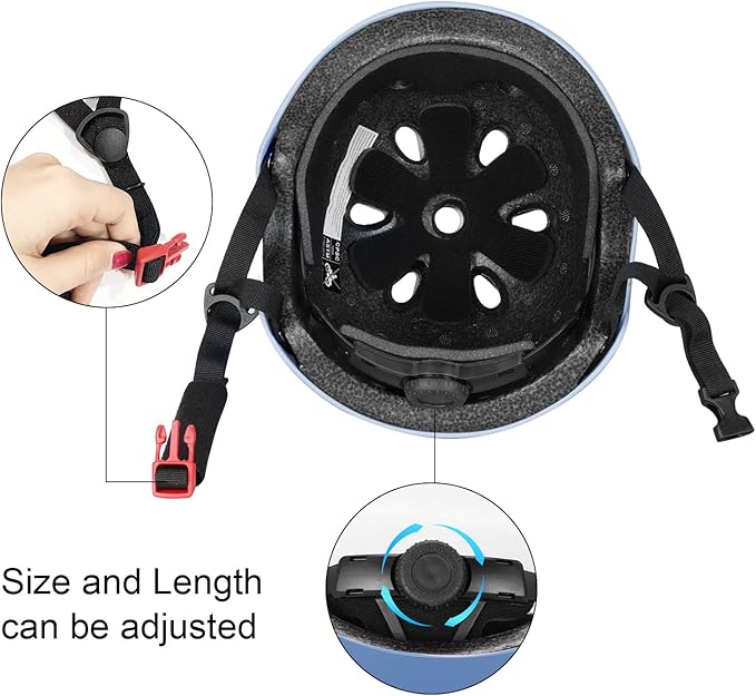 Kids Helmet, Toddler Adjustable Kids Ages 3-8 Years Old Boys Girls Multi-Sports Safety