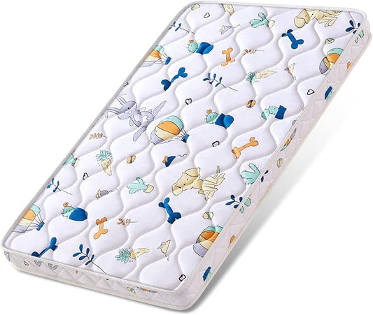 Baby Bassinet Mattress 29x 18 inches- Firm Support and Comfort Premium Foam,Noiseless and Odorless,Hypoallergenic Small Crib Mattress, Fits Moses Basket, Dual Sided with Soft Breathable Fabric