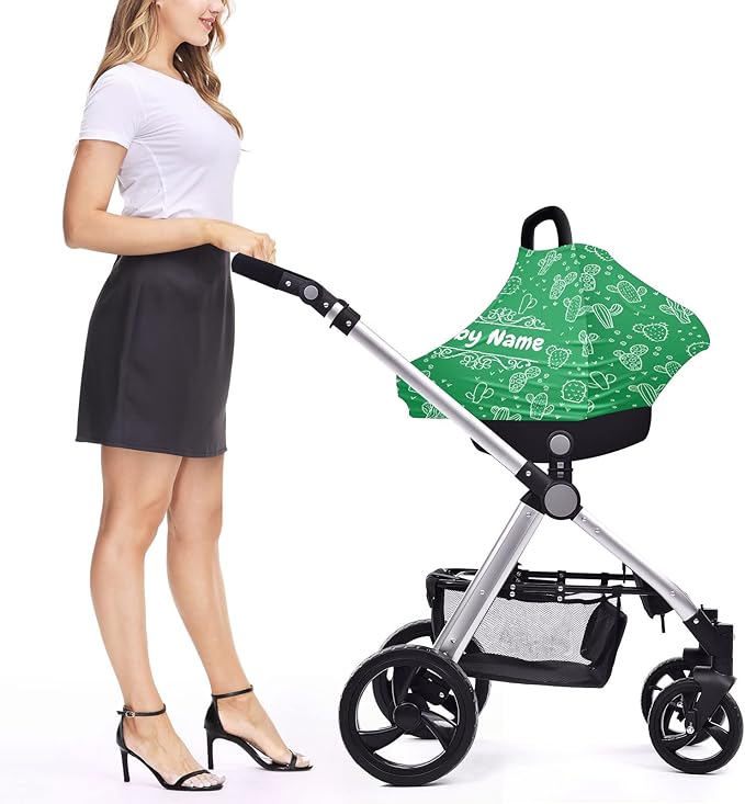 Baby Car Seat Stroller Cover Nursing Cover New Mom Breastfeeding Scarf Soft Stretchy Infant Carrier Cover Car Canopy Coverage