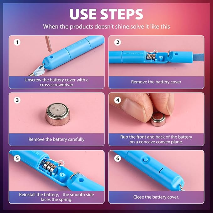 28 Pcs Sparkler Firework Sticks Glow Fiber Optic Wands, LED Flashing Sticks Light Up Toy for Kids Adults, Glow in The Dark Party Favor Supplies Bulk Rave Magic Decoration for Wedding Halloween Easter