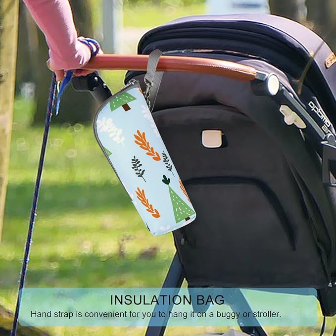 Accmor Baby Bottle Tote Bags, Insulated Breastmilk Cooler Bag, Nursing Bottle Warmer Bag for Nursing Mom Daycare Travel