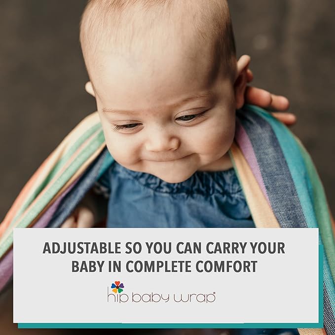 Hip Baby Wrap Ring Sling Baby Carrier for Infants and Toddlers - Beautiful, 100% Soft Cotton Baby Wraps Carrier for Babies 8-35 lbs - Perfect Baby Shower Gifts Moms and Dads - Nursing Cover (Autumn)