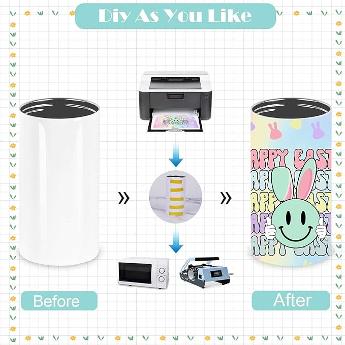 12 Oz Sublimation Sippy Cup 6 Pack, Kids Sublimation Sippy Tumblers, Stainless Steel Sublimation Todder Water Bottle