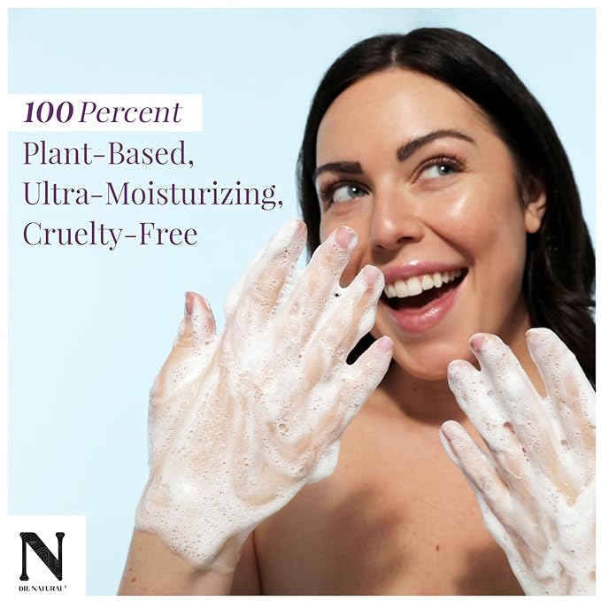 Dr. Natural 3-in-1 Tear-Free Baby Plus Kids Soap - Head-to-Toe Soap and Shampoo - Sensitive Skin Moisturizing Body Wash - Citrus - 16 oz