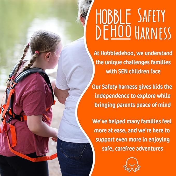 Hobbledehoo XL Child Harness, For Kids & Teenagers Aged 7+, Supporting Special Needs, Including Autism Safety Awareness