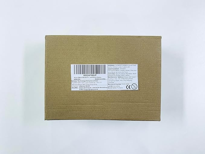 6mm Glass Beads for Bracelets, 2700pcs 70 Colors Crackle Glass Beads for Jewelry Making, Funtopia Round Crystal Beads for DIY Necklace Crafts with Spacer Beads, Solid and Floral Colors