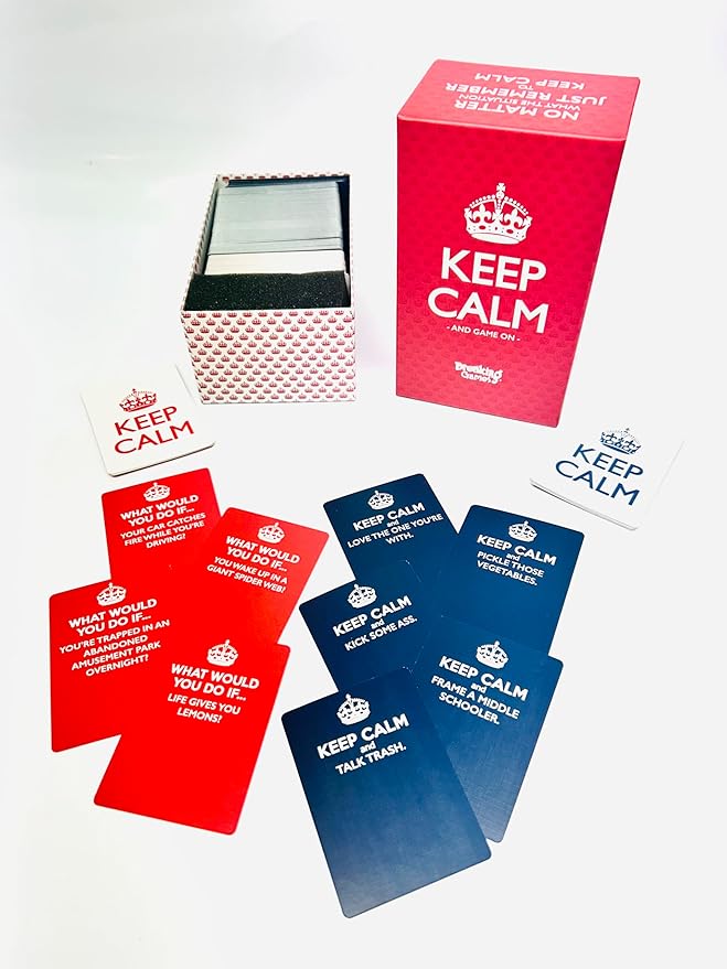 Keep Calm - Hilarious Party Game for Friends and Family - Ideal for Game Night - Ages 17+, 3-8 Players