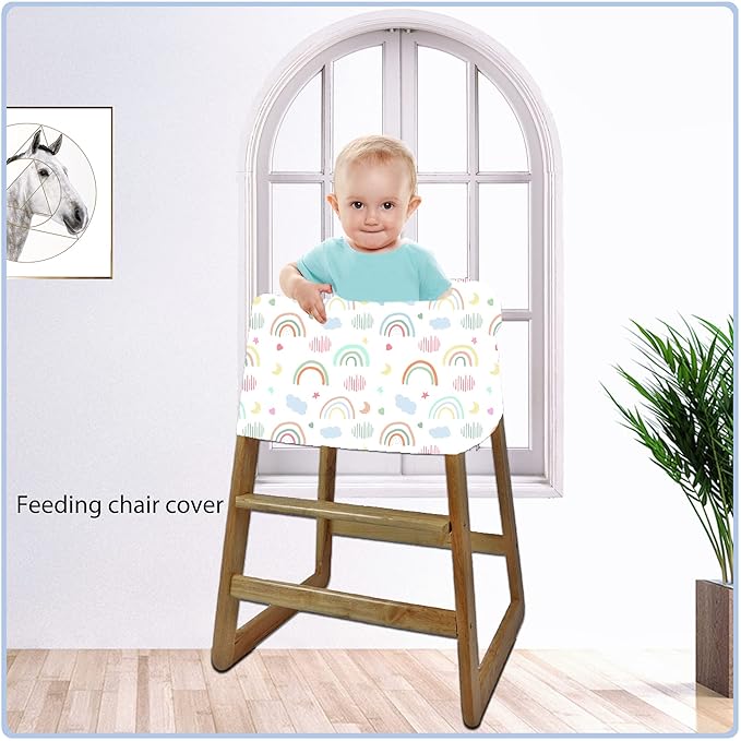 Car Seat Covers for Babies - Multi- use Nursing Carseat Canopy, Breastfeeding Covers, Baby Shower Gifts for Boys and Girls (Rainbow)