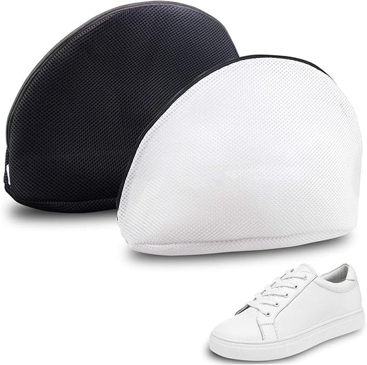 GOGOODA 2PCS Shoe Wash Bags Multi-use Laundry Mesh Bags for Sneaker, Flat Shoes, etc