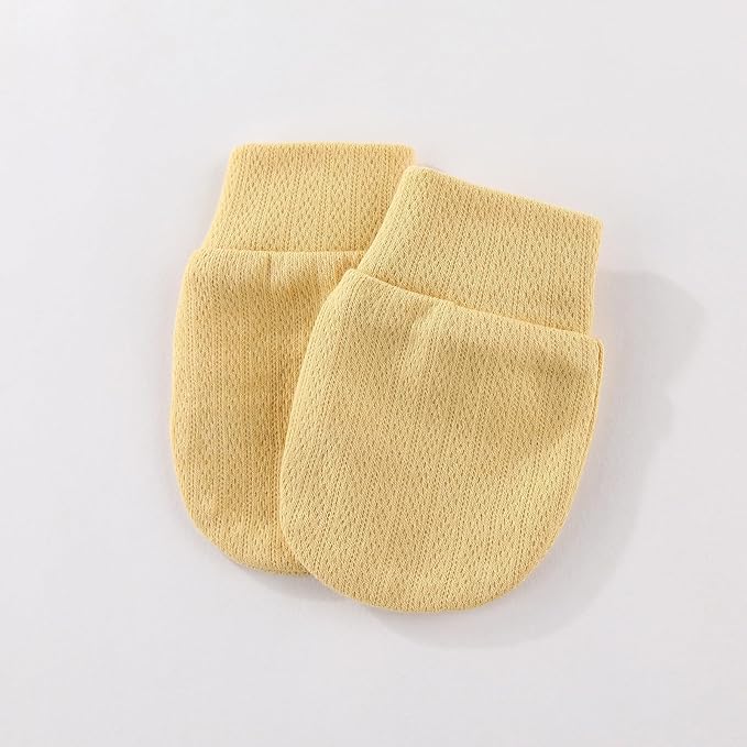 5 Pairs Baby Not Scratch Mittens 0-6 Months New Born Boy Girl Gloves Cute Infant Accessories