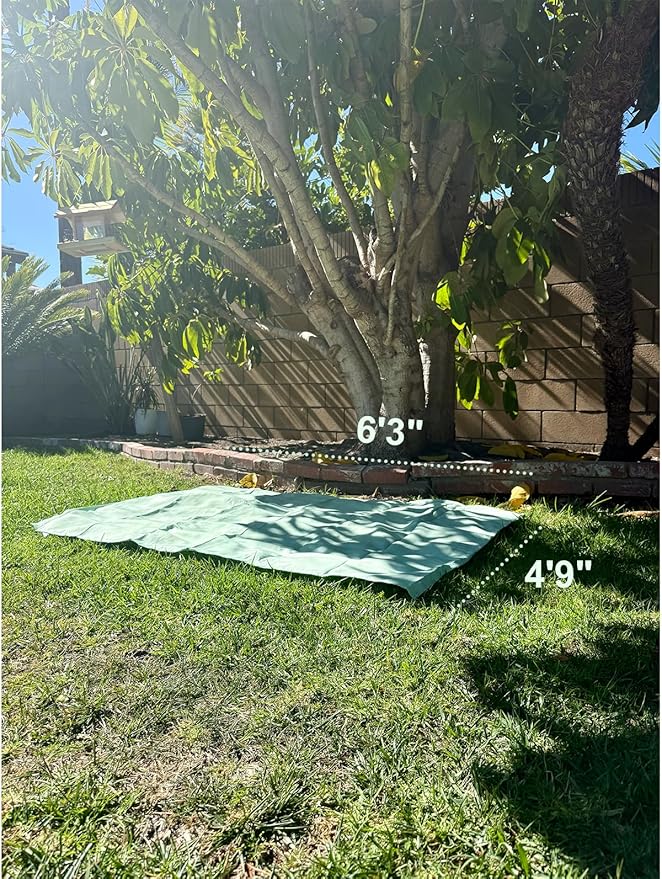 4’9” x 3’3” Compact Minimalist Water Resistant Canvas Mat,Kids/Single Use,Lightweight for Outdoor,Picnic,Beach