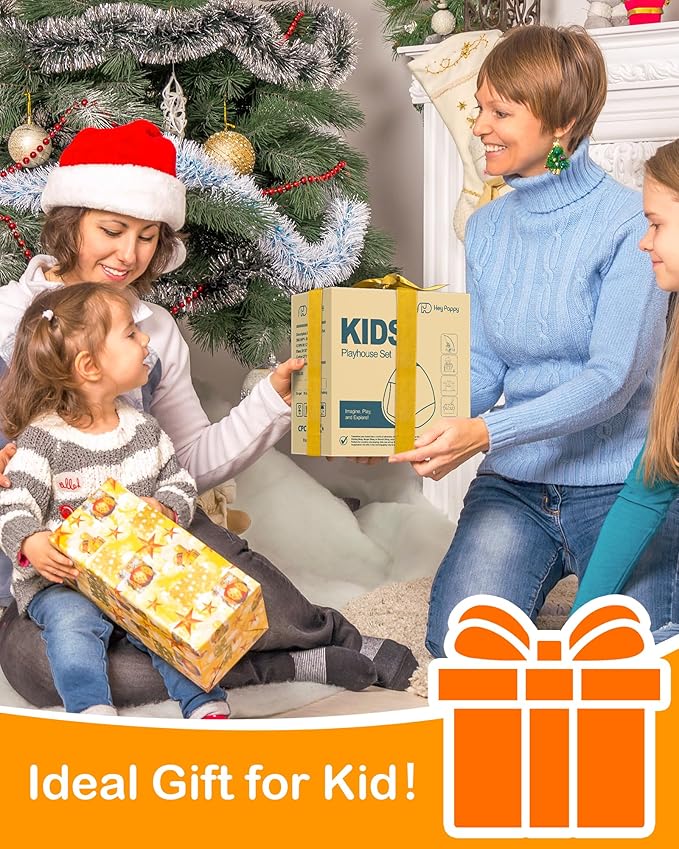 Kids Play Tent, Pop Up Play Tent Burger Theme with Complete Toy Set, Play Toys Play Set for Kids Indoor Outdoor Pretend Play