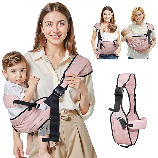 Baby Carrier Newborn to Toddler,Adjustable Baby Sling Carrier,Comfortable and Lightweight Toddler Carrier for 25-60 lbs,Ideal for Shopping Travelling