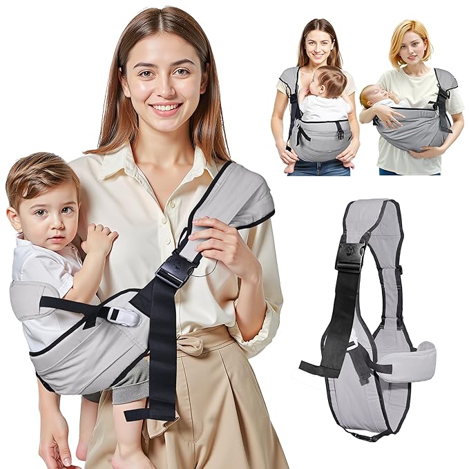 Baby Carrier Newborn to Toddler,Adjustable Baby Sling Carrier,Comfortable and Lightweight Toddler Carrier for 25-60 lbs,Ideal for Shopping Travelling