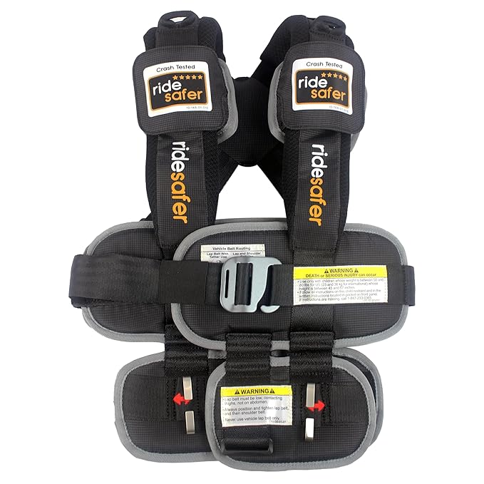 Small Black, Lightweight, Compact, Portable Car Seat - Perfect for Travel and Everyday Child Safety