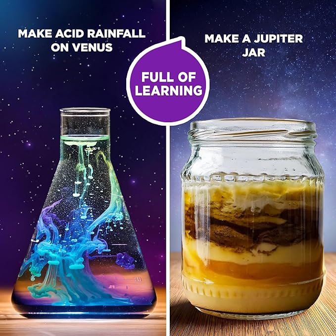 Doctor Jupiter Space Science Toy, Crafts Kit for Kids | Birthday Gifts for Boys 8+ Years Old | STEM Toy with 50+ Experiments | Learning & Educational Kits, Planet Toys