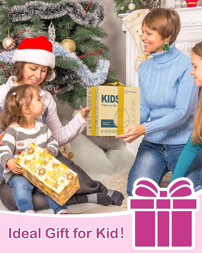 Kids Play Tent, Pop Up Play Tent Dessert Theme with Complete Toy Set, Play Toys Play Set for Kids Indoor Outdoor Pretend Play