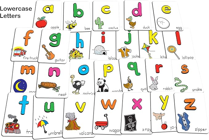 Alphabet Slap Jack® | Play 4 Alphabet Games Including Alphabet Go Fish, Slapjack, ABC Letter Matching or Flash Cards | Learn Upper & Lowercase Letters and Sounds | Build CVC Words | PreK to 1st Grade