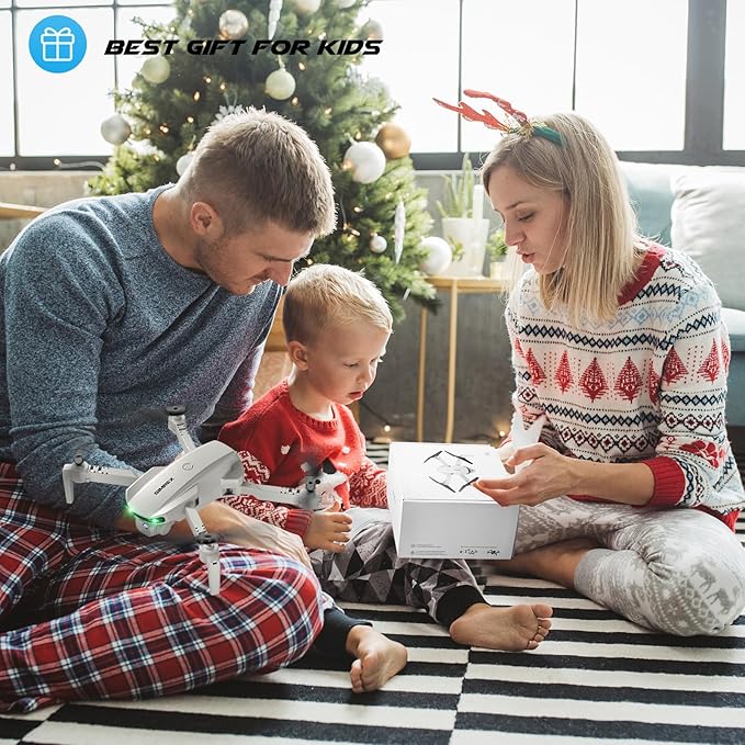 Drone With Camera 1080P for Kids And Adults, RC Quadcopter with Altitude Hold, Mini Drone With One Key Start, Waypoint Fly, Headless Mode, 3D Flip, 3 Speeds, Remote Control Drone for Beginners