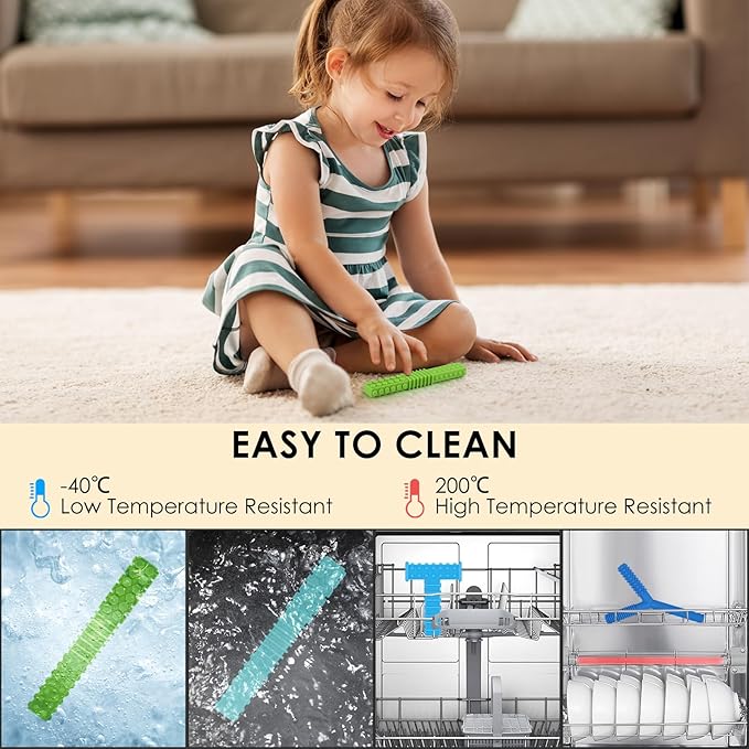 ERKOON 5 Pack Sensory Chew Toys for Autistic Children, Silicone Chewy Tubes Teething Tubes for Autism, ADHD, SPD, Chewies with Special Needs, Oral Motor Chewy Tool for Sensory Kids