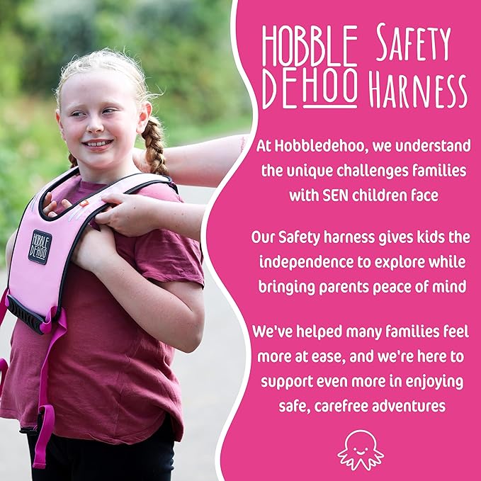 Hobbledehoo XL Child Harness, For Kids & Teenagers Aged 7+, Supporting Special Needs, Including Autism Safety Awareness