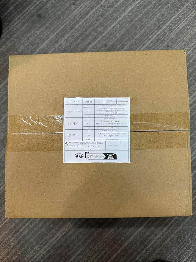 KAMIER Jewelry Organizer Box, 2 Layers PU Leather, Large Capacity, Double Lock and Large Mirror, Hidden Necklace Hooks, Removable Dividers, Gift Box Packaging,Bluish Grey