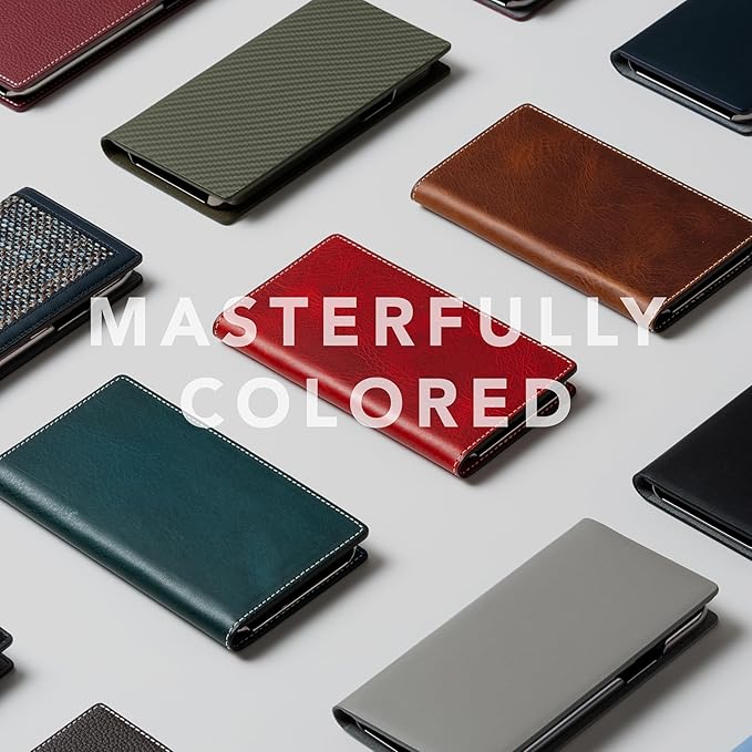 D7 Italian Wax Leather Wallet Case for iPhone 15 Pro - [2-in-1] Handcrafted Detachable Diary Style with Magnetic MagSafe Back Cover, Gift Box Included (Red)