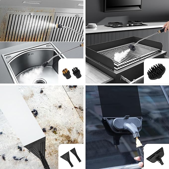 Handheld Steam Cleaner,Portable High-Pressure Steam Cleaner with Smart Touch Screen, Steam Cleaner for Home Cleaning of Bathroom,Furniture,Car, Shower,Kitchen, and Toys