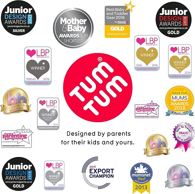 Baby Cutlery with Case - Baby Spoon & Fork Set, Self Feeding Cutlery, Silicone, 6+ Months, Pink