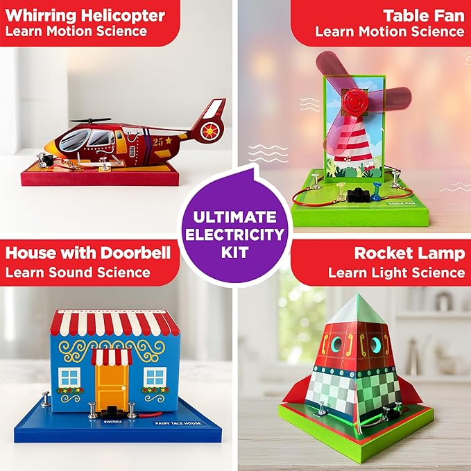 Doctor Jupiter Ultimate Science Gift Set of Science Kit, Electricity Kit for Kids Age 8-12 | Birthday Gifts for Boys & Girls of 8,9,10,11,12,13,14 Year Olds | STEM Learning & Education Toys