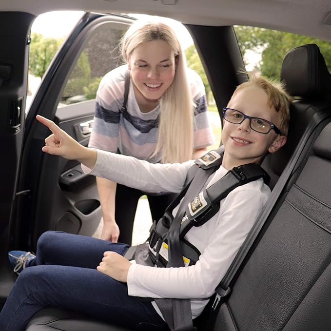 Large Yellow, Lightweight, Compact, Portable Car Seat - Perfect for Travel and Everyday Child Safety