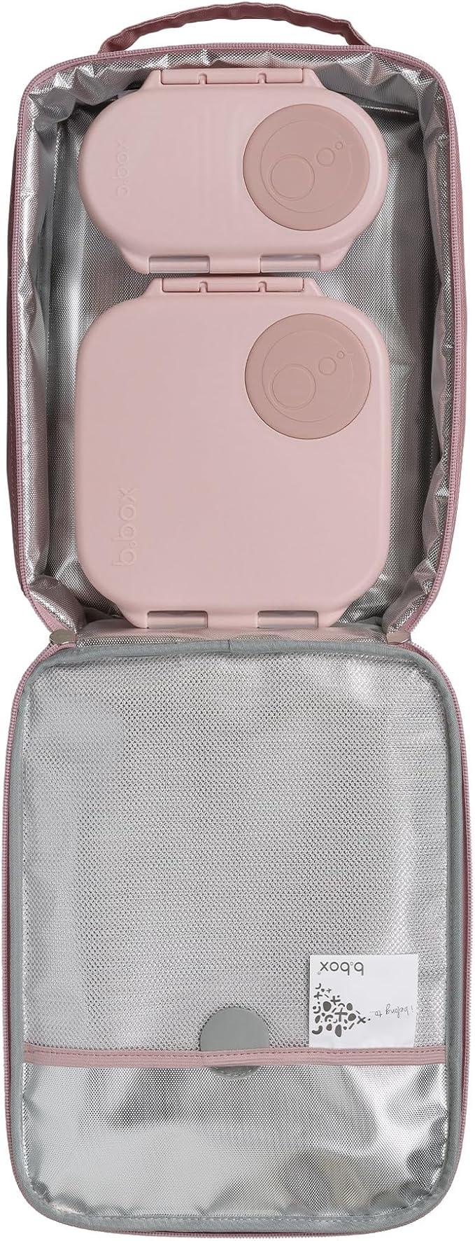 b.box Snack Containers for Kids, Toddler Snack Box Container, Reusable Small Bento Box for Lunch, School & Travel, Leak Proof, BPA free, Dishwasher Safe, Ages 4 months+ (Blush Crush, 12oz capacity)