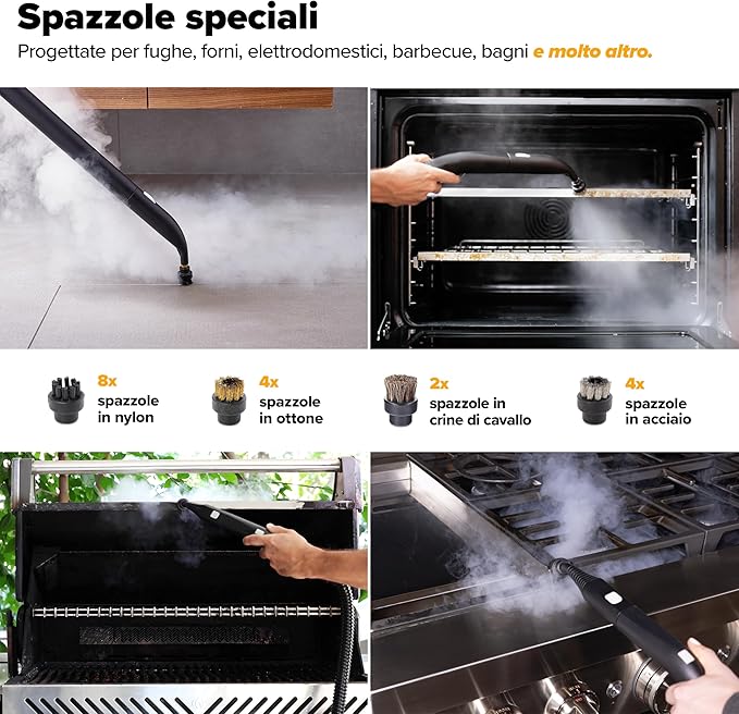 Dupray Steam Cleaning Pack Pro – 24-Piece Accessory Kit for Dupray Steam Cleaners: Versatile set includes everything needed for deep cleaning on multiple surfaces.