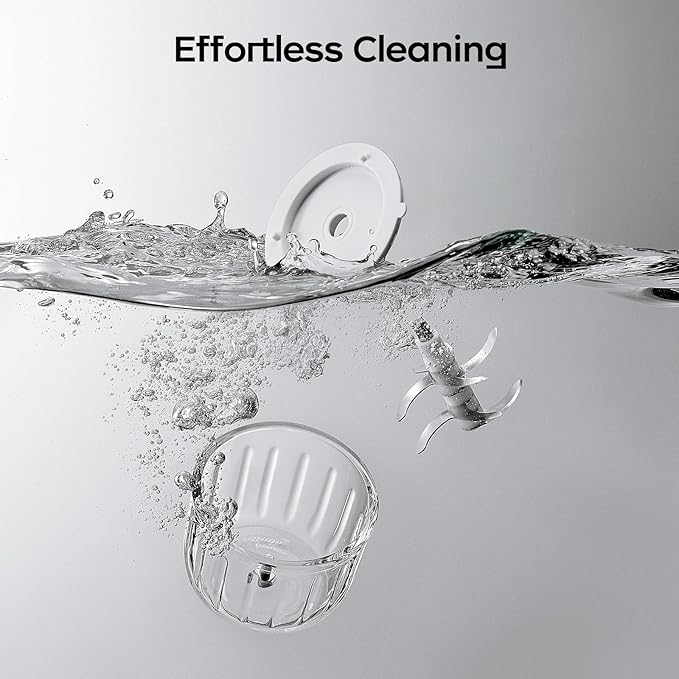 Bc Babycare Baby Food Maker-Baby Food blender for Fruit, Vegatable & Meat,Mini Food Processor for Potatoes, Grapes & Strawberries,White,10oz