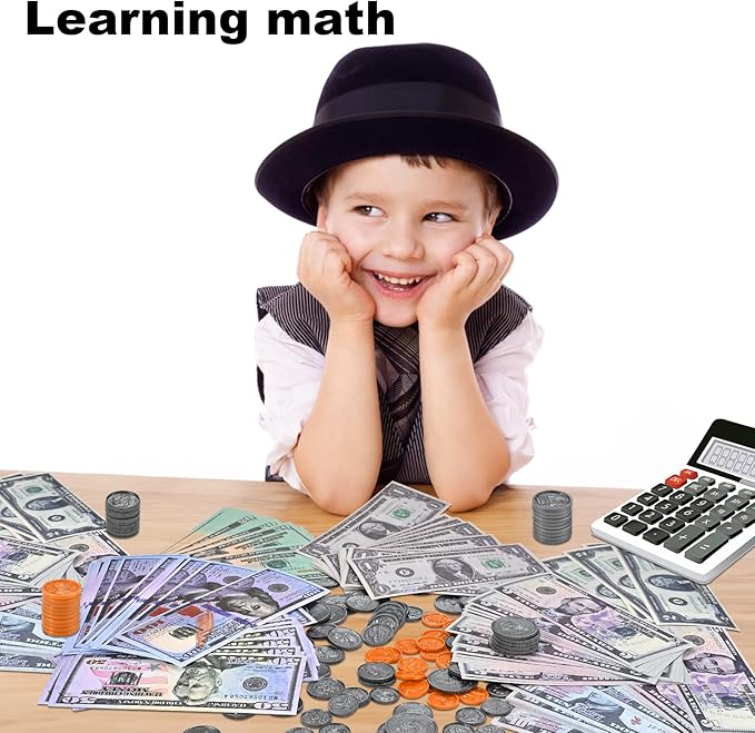 GOLDGE 360-Piece Math Set for Kids 3-8: Number Learning Toys Develop Early Math Skills, Preschool Games for Boys & Girls, Multicolored Educational Toy Kit (First Edition-360PCS)