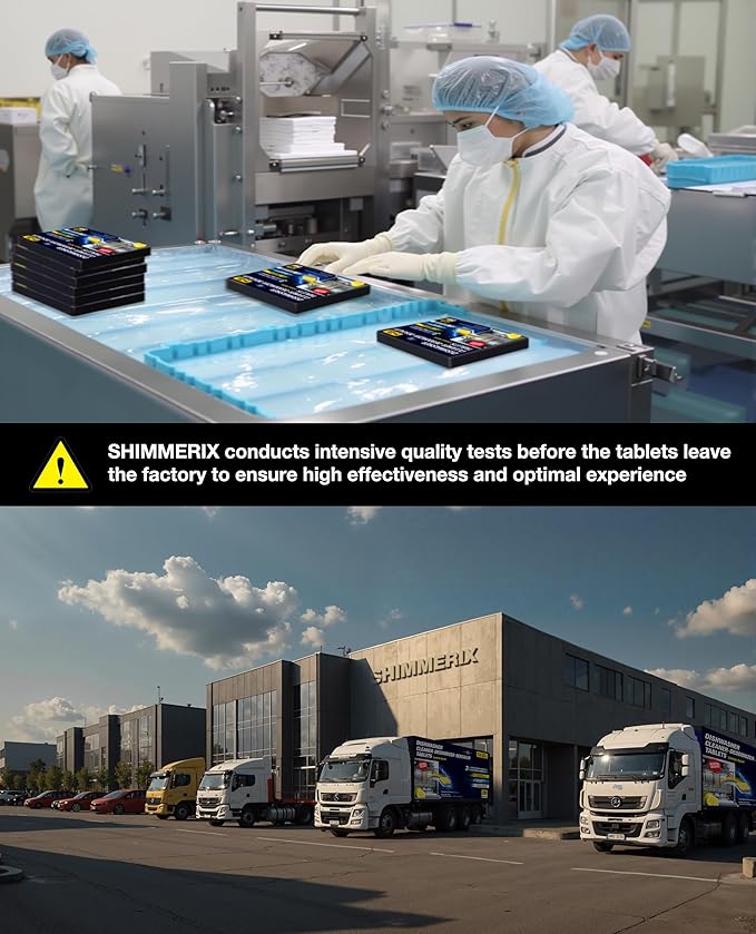 Dishwasher Cleaner Deodorizer Descaler Tablets - 28 Tabs - 1 Plus Year Supply - Extra Scented Deep Cleaning Sanitizer Pods - Remove Hard Water - Contain Citric Acid Heavy Duty Septic Safe - Lemon