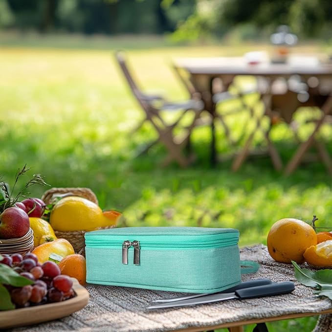 Insulated Breastmilk Cooler Bag with 2 Ice Packs - Breastmilk Cooler Organizer Bag for Daycare, Breastfeeding Mom Travel Outdoor