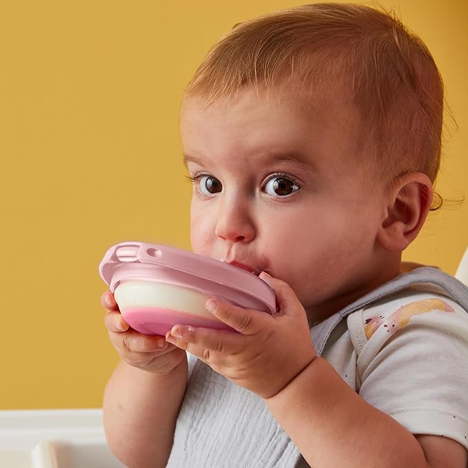 b.box Fill + Feed (Sage) | Reusable Baby Food Pouch | For Babies & Toddlers 4m+ | Silicone/Nylon Pouch, BPA-Free Lid | Dishwasher & Microwave Safe | 110mL (3.7oz, ½ Cup) Capacity