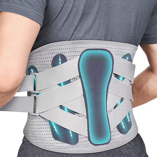 Elastic Abdominal Binder Lower Waist Support Belt, Post Surgery Postpartum Belly Band Wrap Back Support Belt Stomach Compression Wrap Waist Recovery for Men and Women (X-Large)