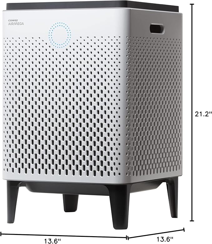 Coway Airmega 300S App-Enabled Smart Air Purifier (Covers 1,256 sq. ft.), True HEPA Air Purifier with Smart Technology, Compatible with Amazon Alexa
