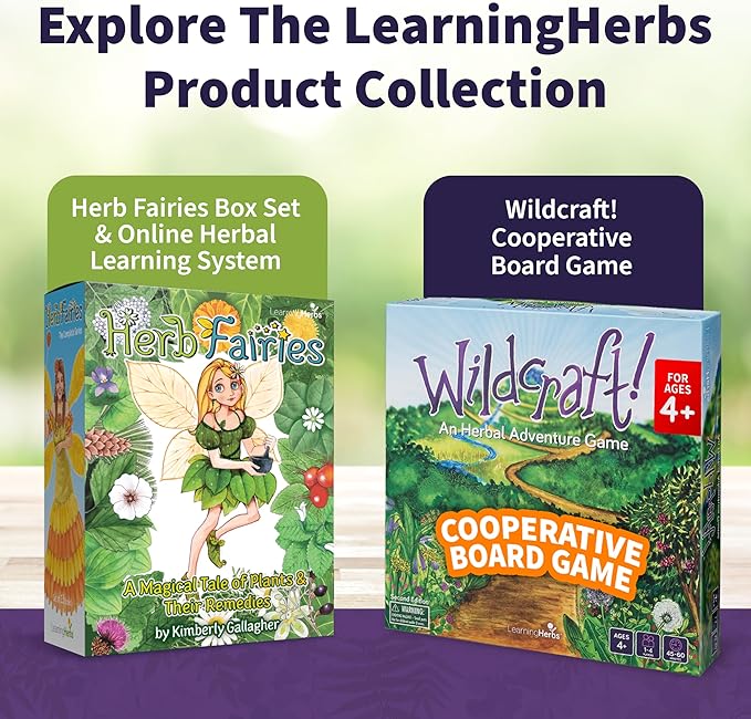 Herb Fairies: 13 Plant Books Set & Digital Learning System - Explore Plants & Healing Herbs Through Engaging & Educational Stories - Includes Audiobooks, Printables, Recipes, Crafts, Puzzles & Games